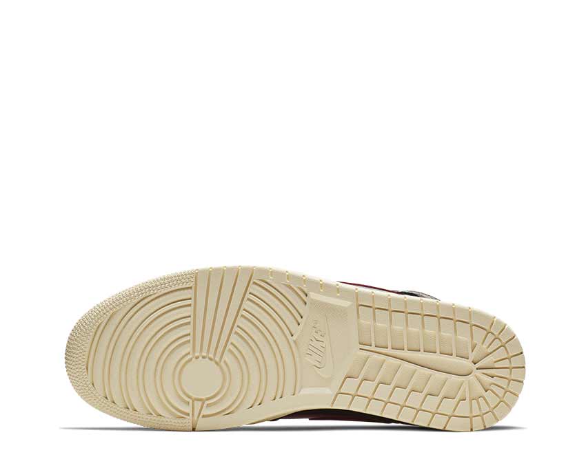 Jordan 1 Defiant Style Black Gym Red Muslin BQ6682-006