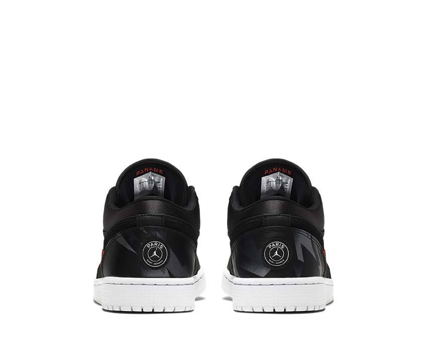 Nike Air Jordan 1 Low PSG Black Dark Grey Infrared 23 CK0687-001