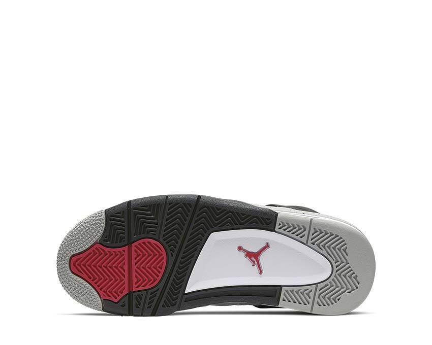 Air Jordan 4 Retro White / Military Blue - Fire Red - Tech Grey 408452-146