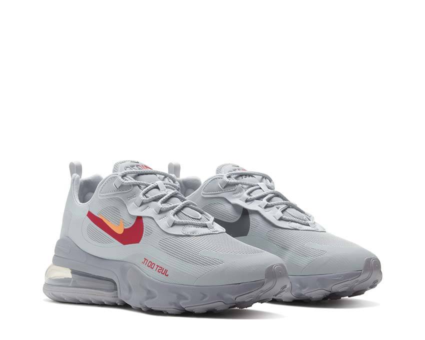 Nike Air Max 270 React Wolf Grey / Hyper Crimson - University Red CT2203-002
