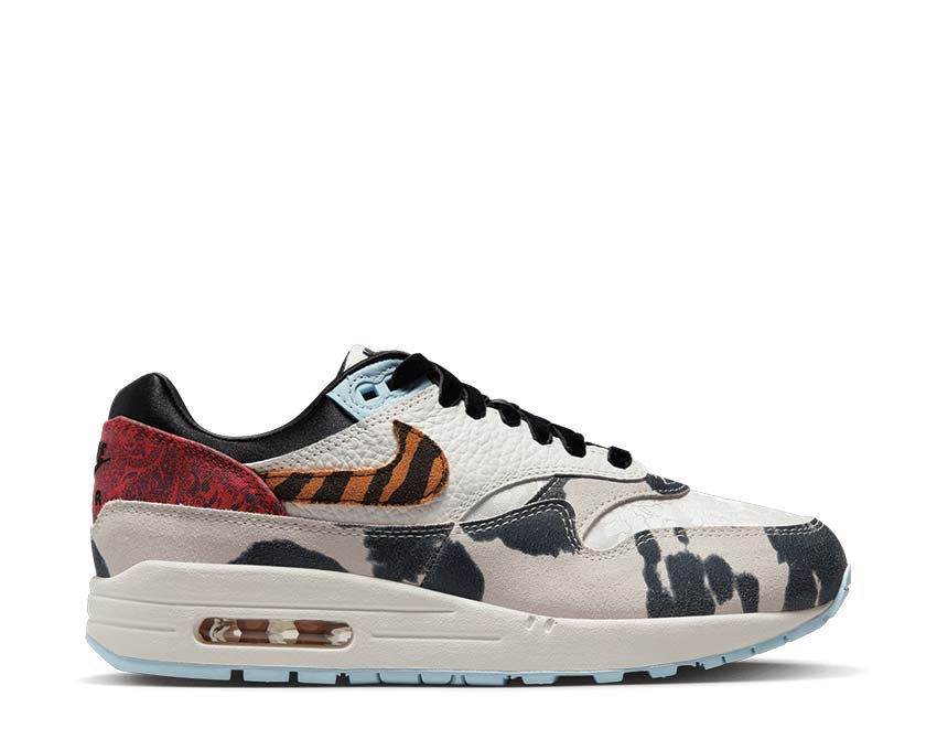 Nike Air Max 1 '87 Wmns Sail / Black - Celestine Blue - Picante Red FD0827-133