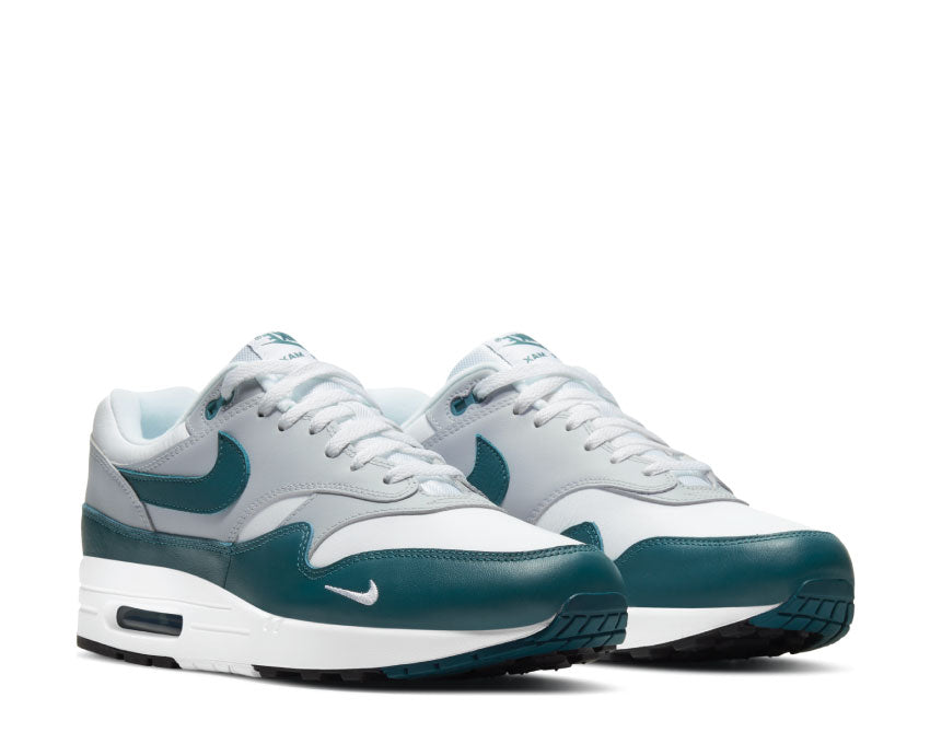 Nike Air Max 1 LV8 White / Dark Teal Green - Wolf Grey - Black DH4059-101