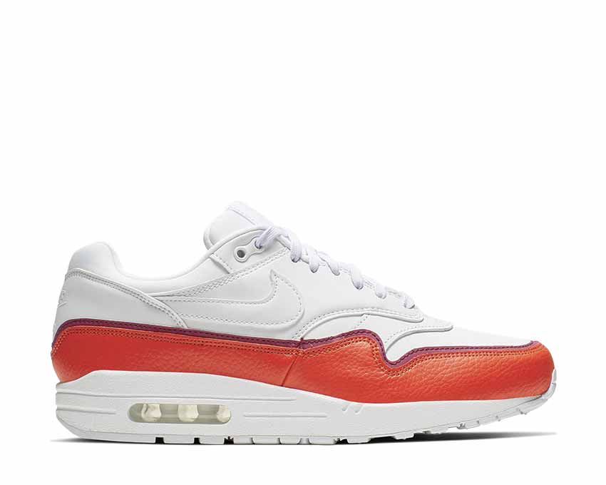 Nike Air Max 1 SE Overbranded White Team Orange True Berry 881101-102