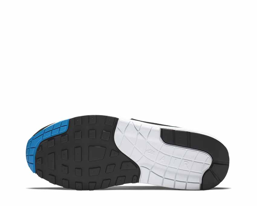 Nike Air Max 1 White Photo Blue Total Orange Black AH8145-112