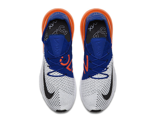 Nike Air Max 270 Flyknit Racer Blue Total Crimson AO1023-101