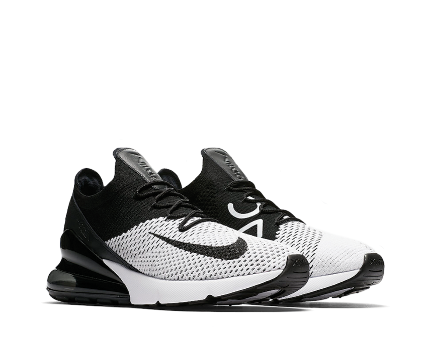 Nike Air Max 270 Flyknit White Black AO1023-100