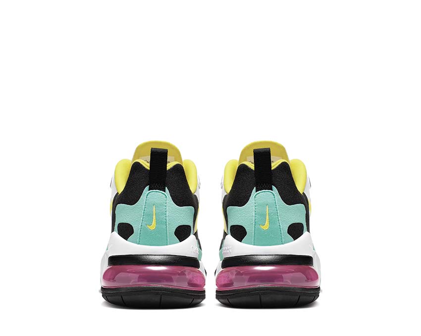 Nike Air Max 270 React White Dynamic Yellow Bright Violet AO4971-101