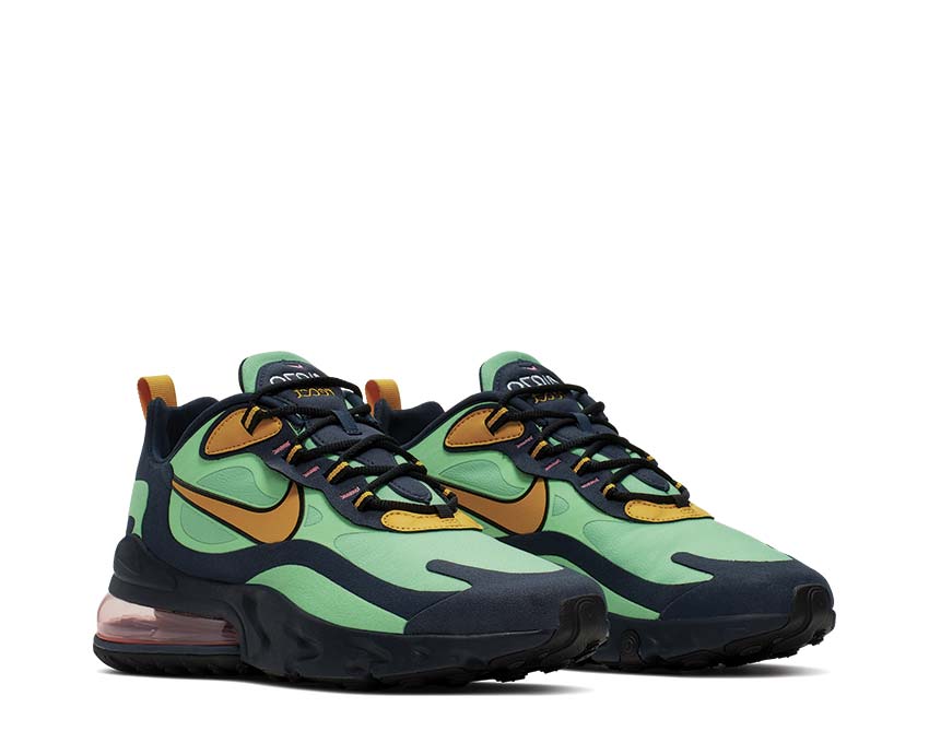 Nike Air Max 270 React Electro Green Yellow Ochre Obsidian AO4971-300