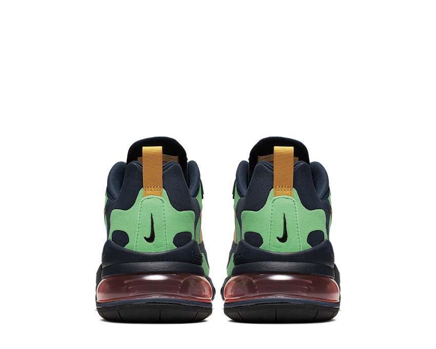 Nike Air Max 270 React Electro Green Yellow Ochre Obsidian AO4971-300