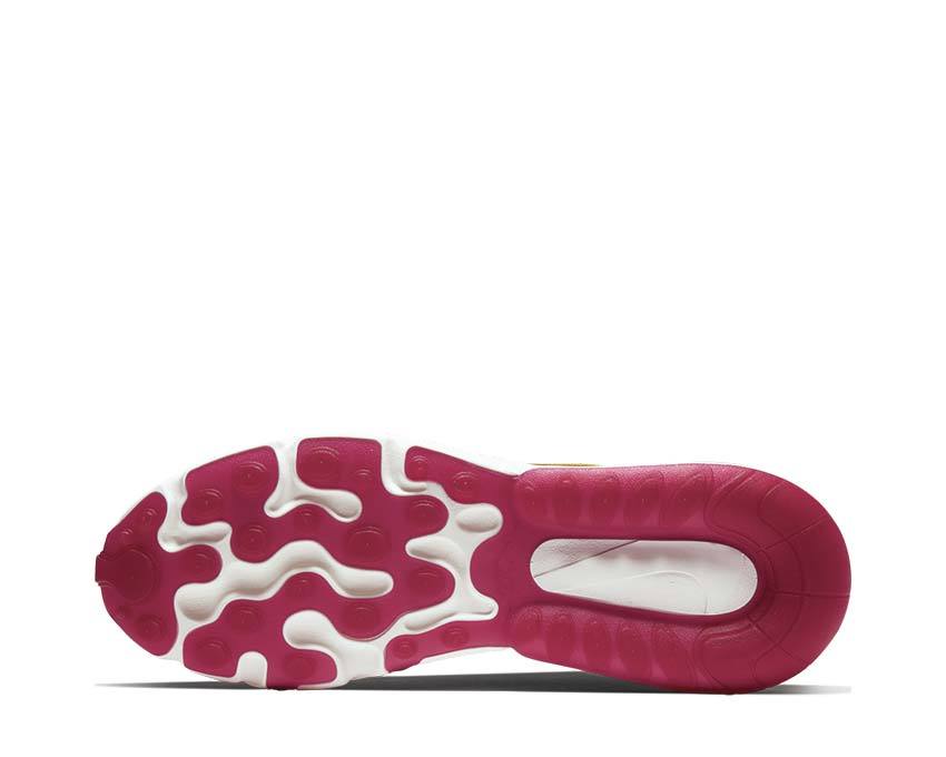 Nike Air Max 270 React Noble Red / Dark Sulfur - Team Gold AO4971-601