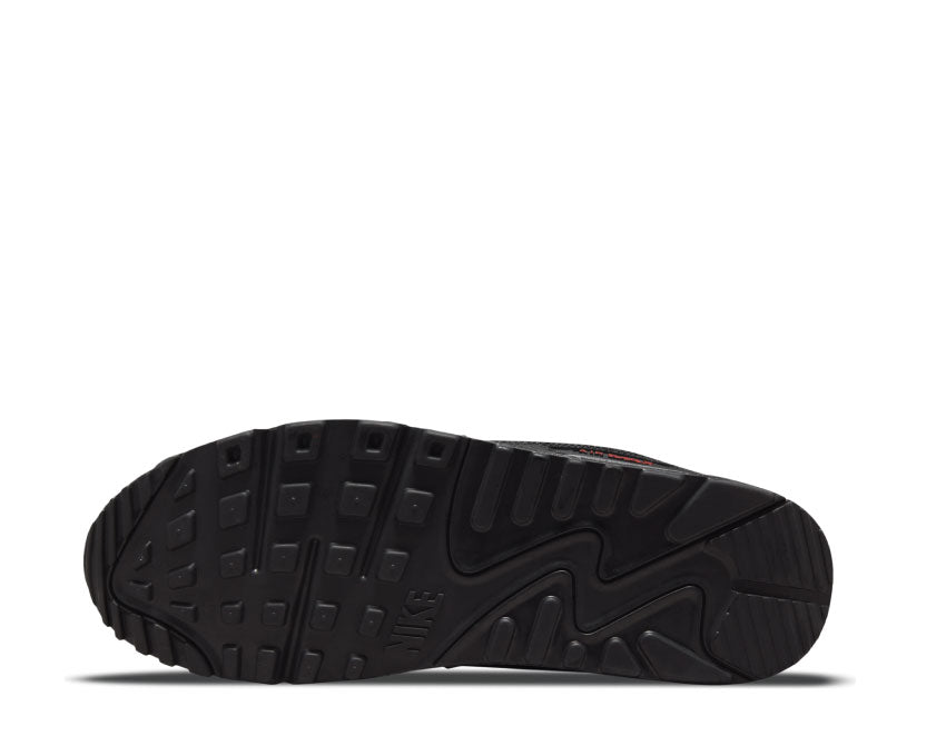 Nike Air Max 90 Black / Black - Sport Red - White DC9388-002