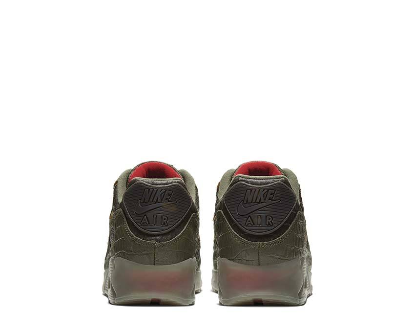 Nike Air Max 90 Cargo Khaki / Cargo Khaki - University Red CU0675-300