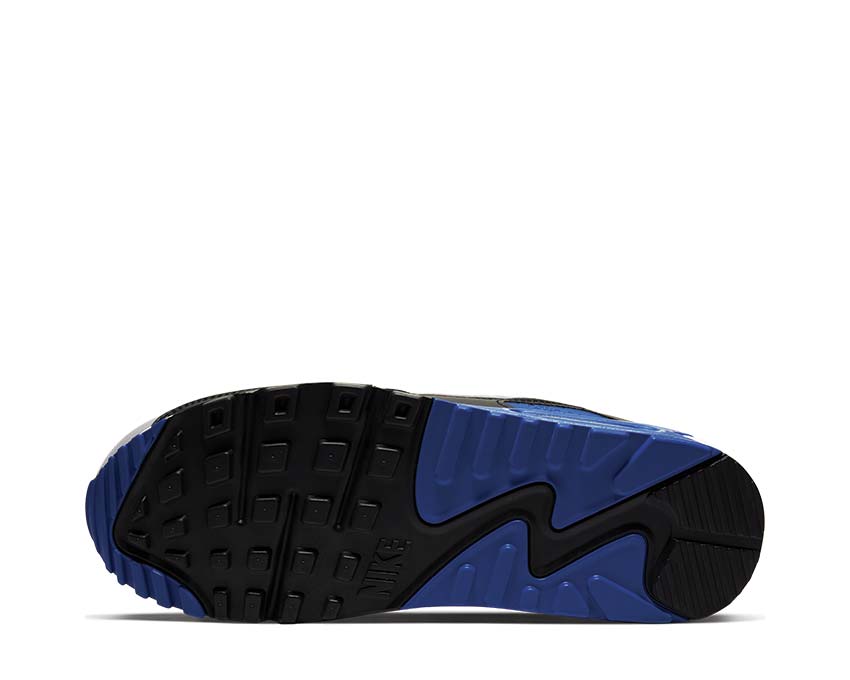 Nike Air Max 90 White / Particle Grey - Hyper Royal - Black CD0881-102