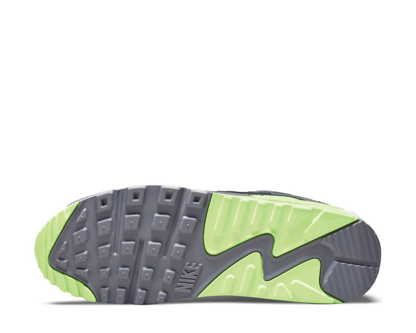 Nike Air Max 90 White / Aquamarine - Lime Glow - Off Noir DJ6897-100