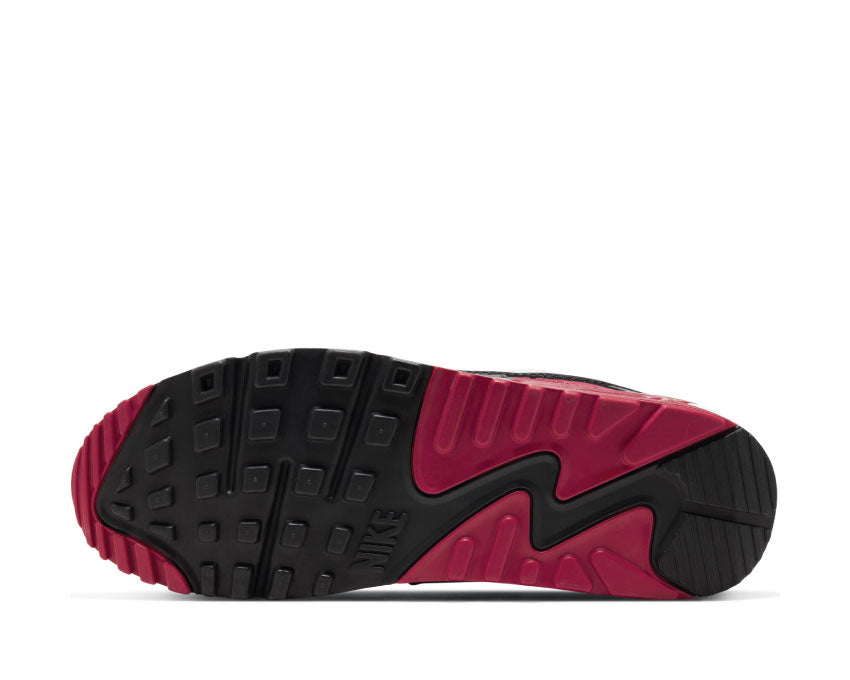 Nike Air Max 90 White / White - New Maroon - Black CT4352-104