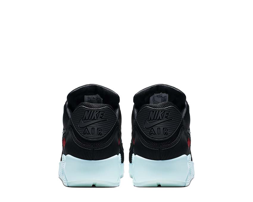 Nike Air Max 90 Premium Black / Cool Grey - Teal Tint - University Red CK0902-001