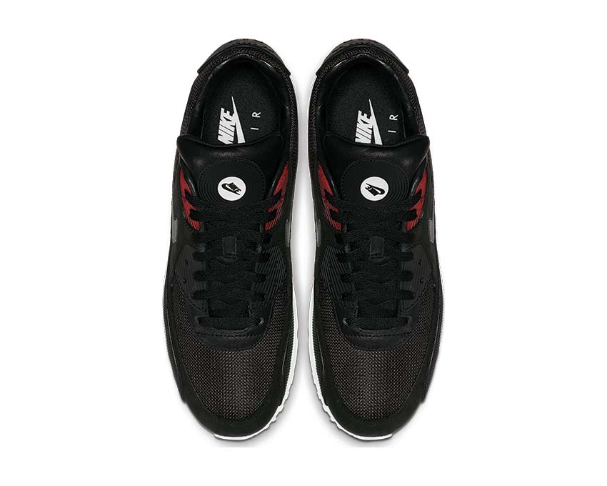 Nike Air Max 90 Premium Black / Cool Grey - Teal Tint - University Red CK0902-001