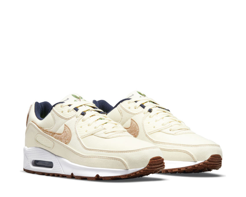 Nike Air Max 90 SE Coconut Milk / Wheat - Obsidian - White DD0385-100