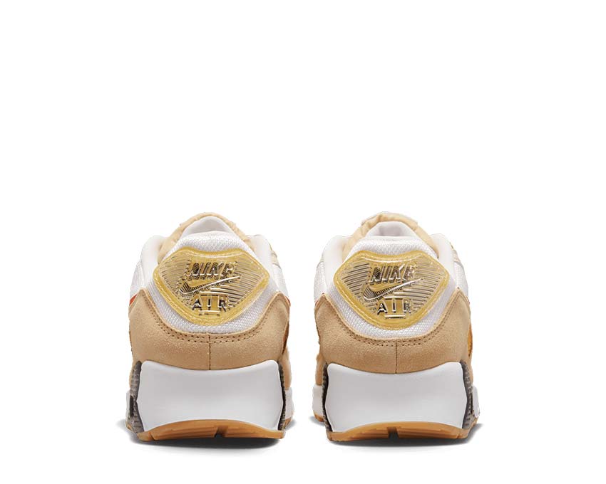Nike Air Max 90 SE Summit White / Safety Orange - Sesame FB4315-100