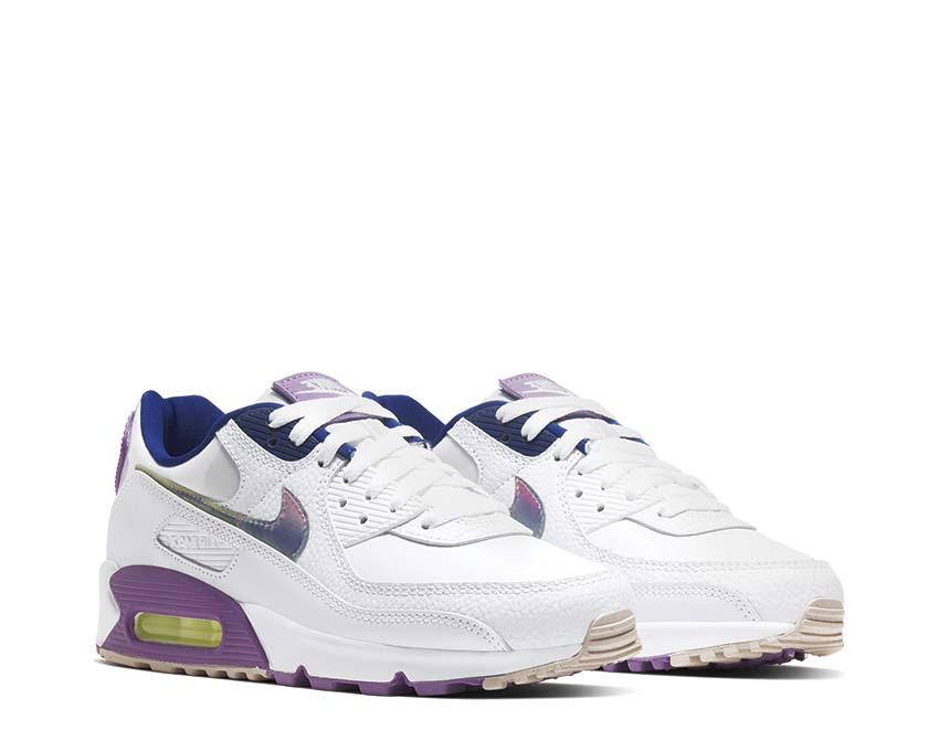 Nike Air Max 90 SE White / Multi Color - Purple Nebula CJ0623-100
