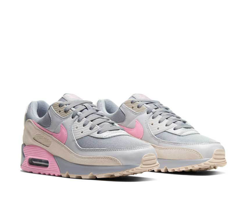 Nike Air Max 90 Vast Grey / Pink - Wolf Grey - String CW7483-001