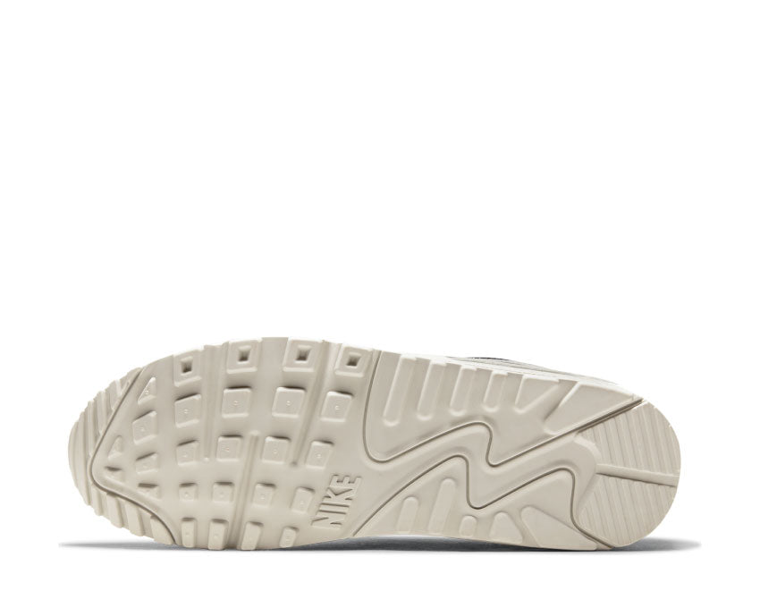 Nike Air Max 90 White / Black - Light Bone - Team Orange DH4103-100