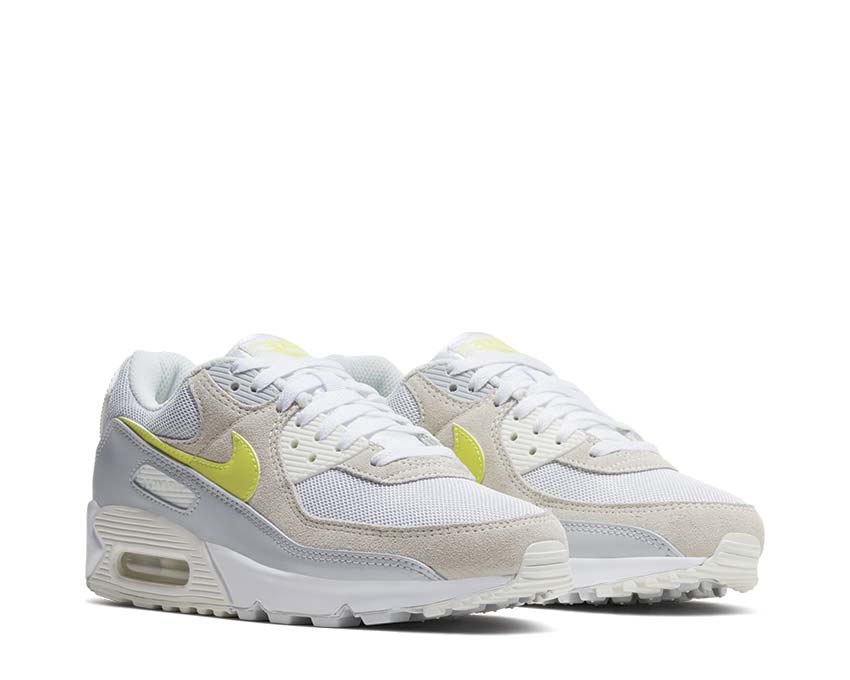 Nike Air Max 90 Wmns White / Lemon Venom - Pure Platinum - Sail CW2650-100