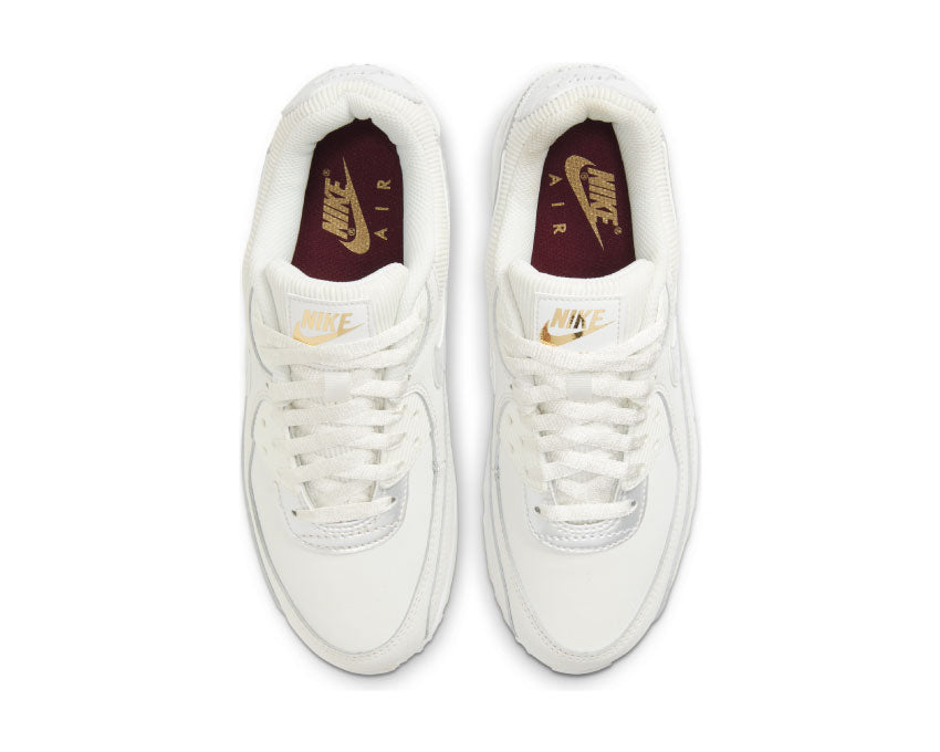 Nike Air Max 90 Wmns White / Summit White - Dark Beetroot DC1161-100