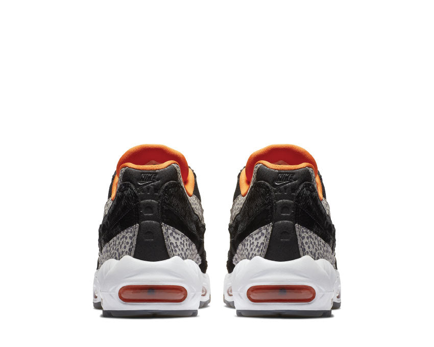 Nike Air Max 95 Black Black Granite Safety Orange AV7014-002