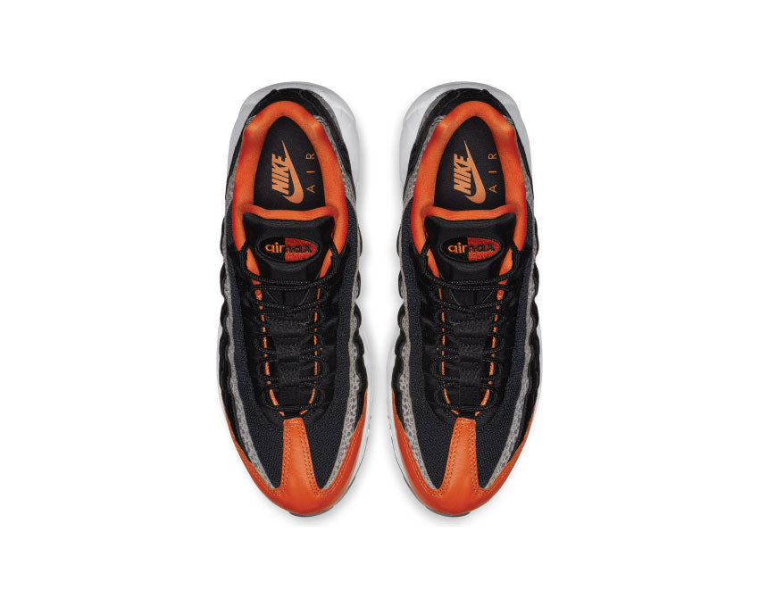 Nike Air Max 95 Black Black Granite Safety Orange AV7014-002