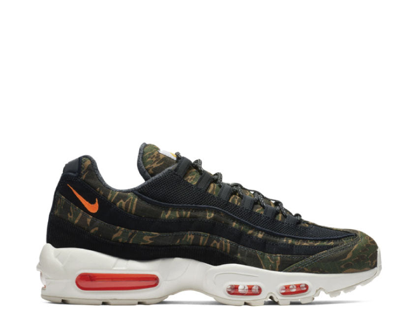 Nike Carhartt WIP Air Max 95 Black Total Orange Sail AV3866-001