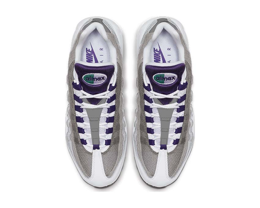 Nike Air Max 95 LV8 White Court Purple Emerald Green AO2450-101