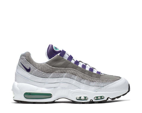 Nike Air Max 95 LV8 White Court Purple Emerald Green AO2450-101