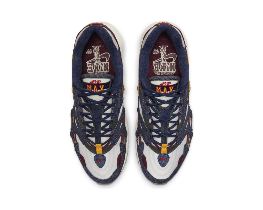 Nike Air Max 96 II QS Blackened Blue / Gym Red - Light Bone DJ6742-400