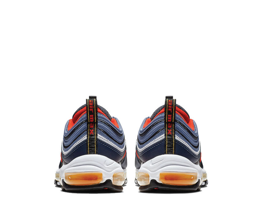 Nike Air Max 97 Midnight Navy Habanero Red Black White 921826 403