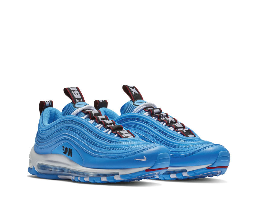 Nike Air Max 97 Premium Blue Hero White Black Varsity Red 312834-401