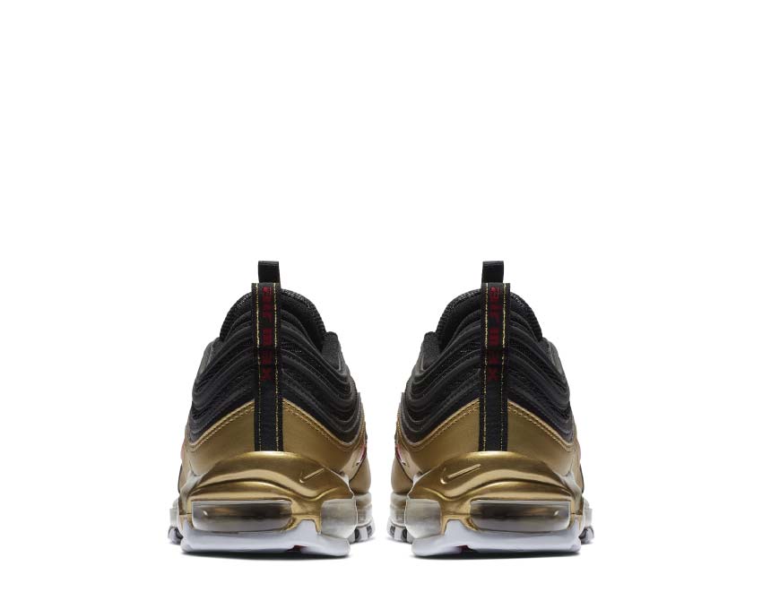 Nike Air Max 97 QS Black Varsity Red Metallic Gold White AT5458-002