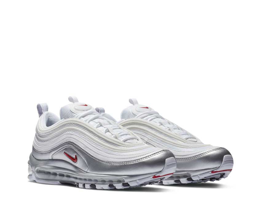 Nike Air Max 97 QS White Varsity Red Metallic Silver Black AT5458-100