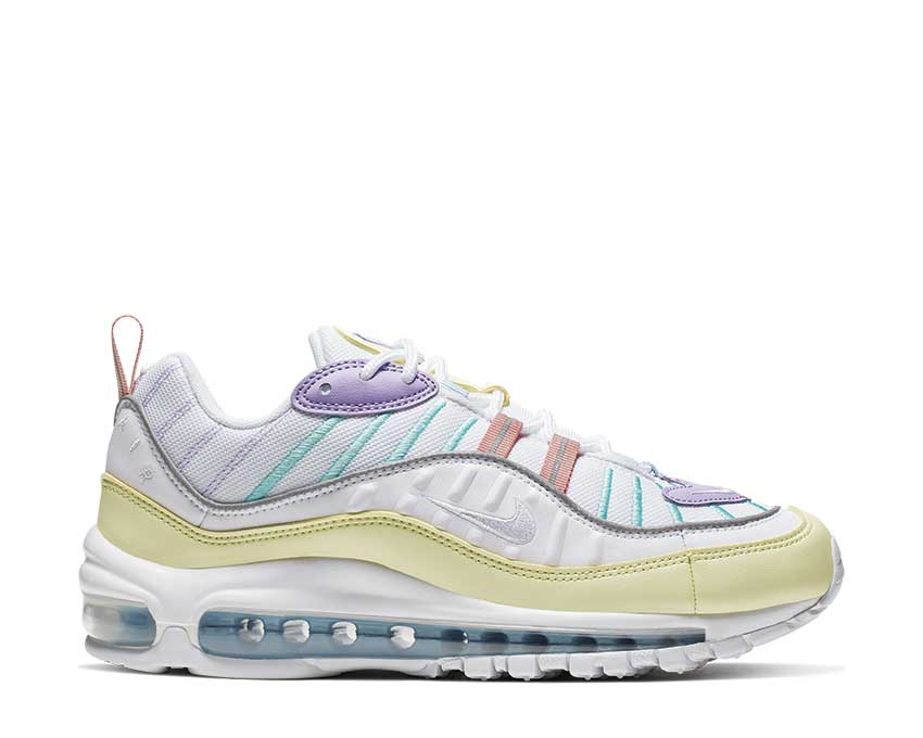 Nike air max 98 w yellow white  and  violet Clearance
