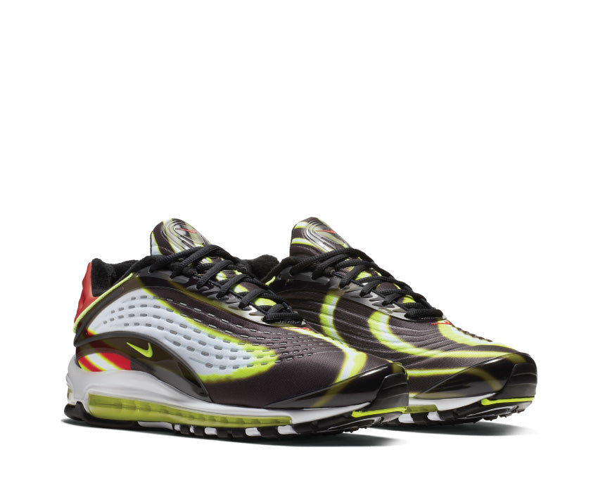 Nike Air Max Deluxe Black Volt Habanero Red White AJ7831-003