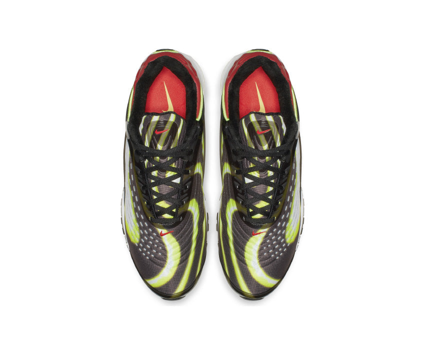 Nike Air Max Deluxe Black Volt Habanero Red White AJ7831-003