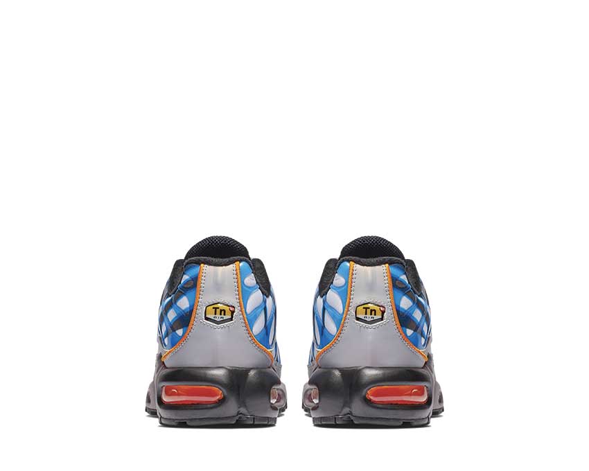 Nike Air Max Plus PRM Photo Blue Wolf Grey Orange Peel Black 815994-400