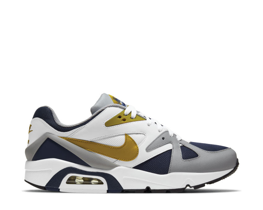 Nike Air Structure Midnight Navy / Dark Citron - LT Smoke Grey DB1549-400