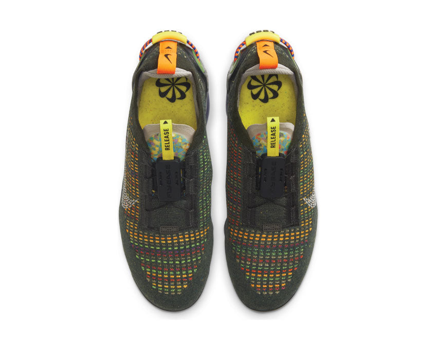 Nike Air Vapormax 2020 Flyknit Newsprint / College Grey - Black - Opti Yellow CW1765-001