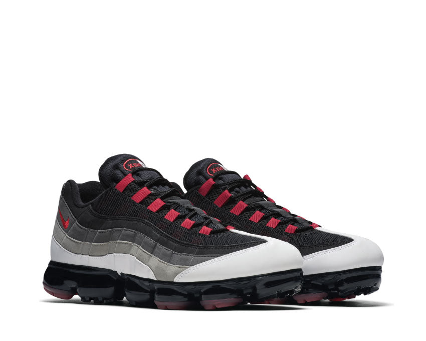 Nike Air Vapormax 95 White Hot Red DK Pewter Granite AJ7292-101