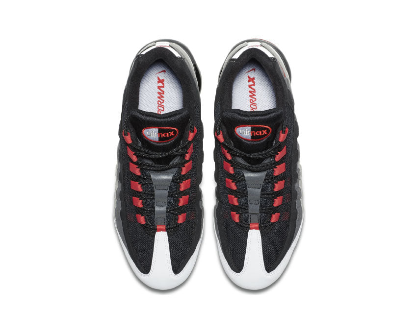 Nike Air Vapormax 95 White Hot Red DK Pewter Granite AJ7292-101