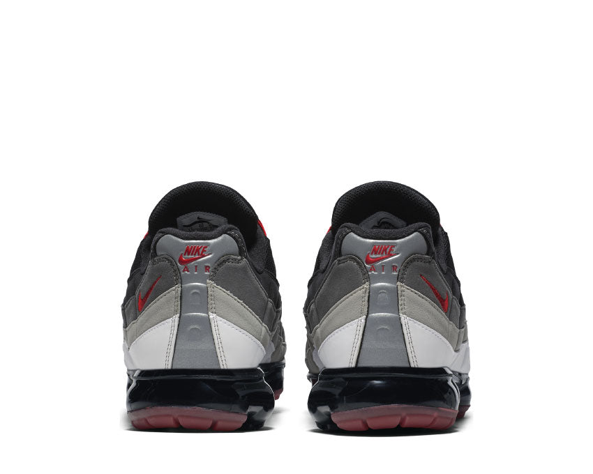 Nike Air Vapormax 95 White Hot Red DK Pewter Granite AJ7292-101