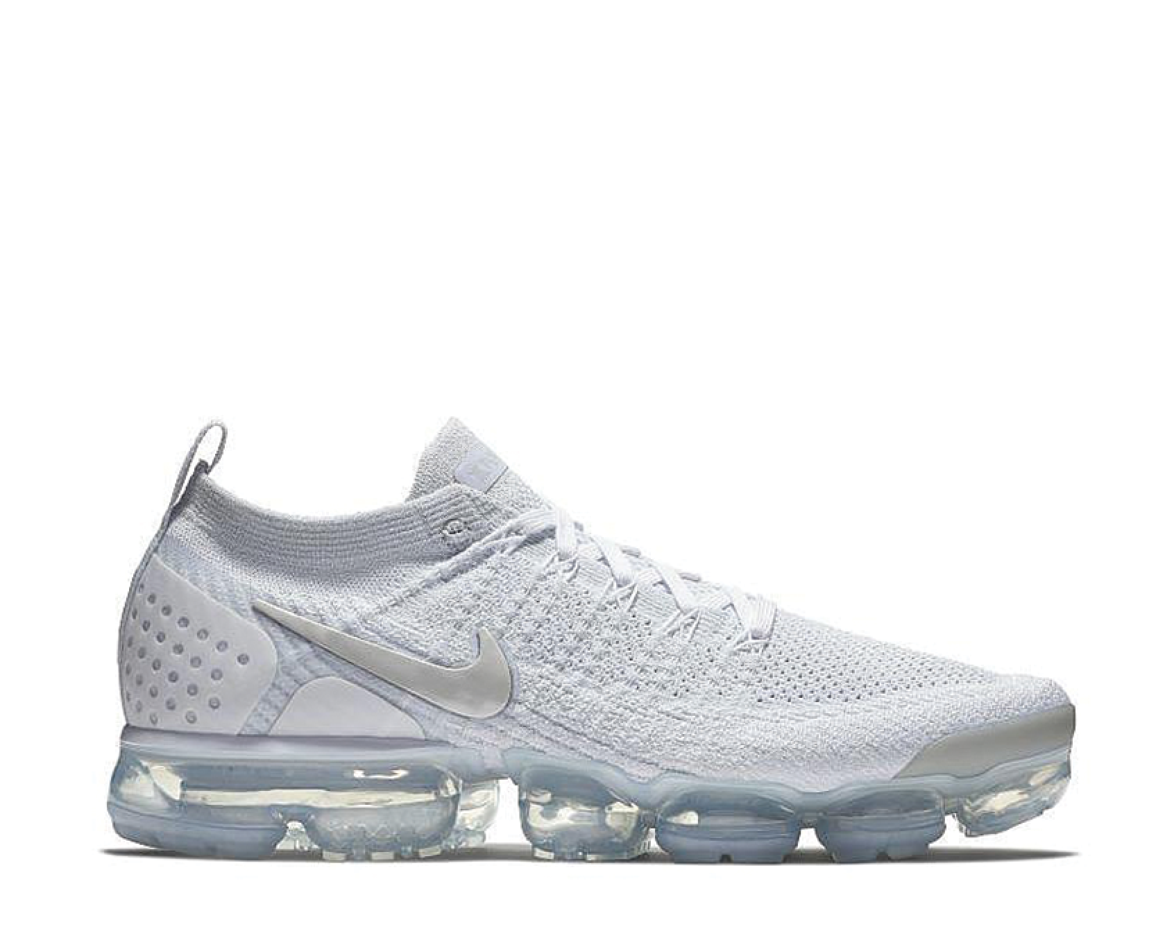 Nike vapormax flyknit sales 2 white vast grey