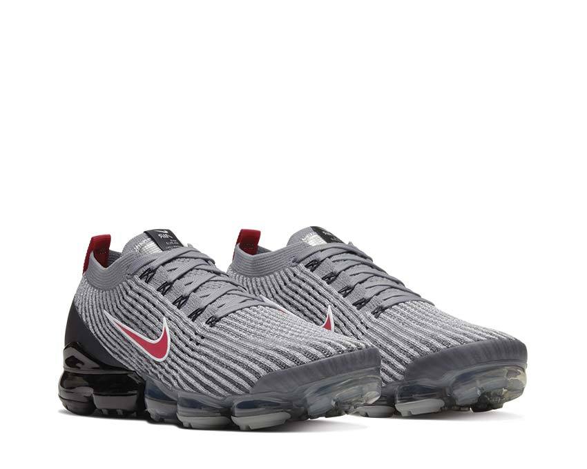Nike Air Vapormax Flyknit 3 Particle Grey / University Red - Black AJ6900-012