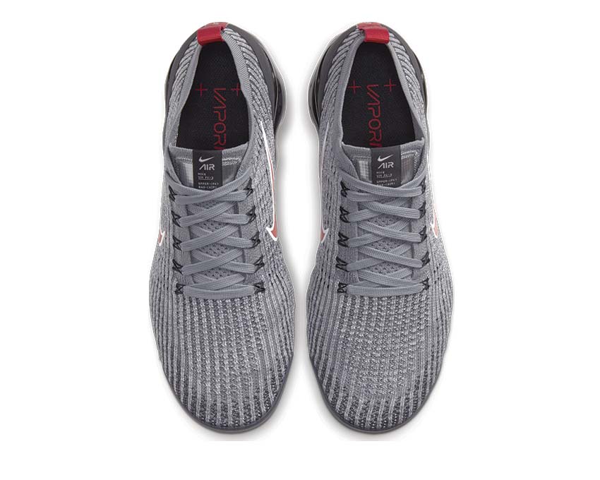 Nike Air Vapormax Flyknit 3 Particle Grey / University Red - Black AJ6900-012